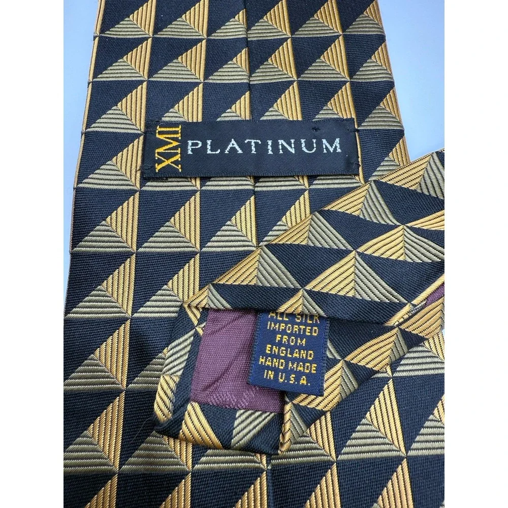 Nordstrom XMI‎ Platinum USA Silk Jacquard Tie 65
